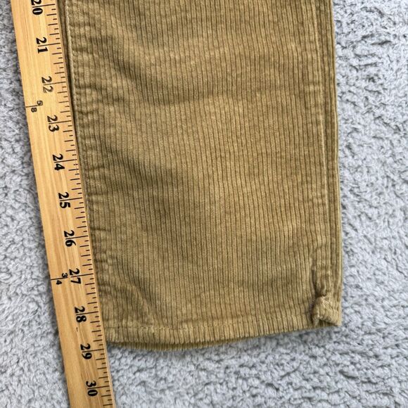 Levi's Pants Womens 29x29 Brown 314 Shaping Straight‎ Corduroy NWT - Picture 4 of 12
